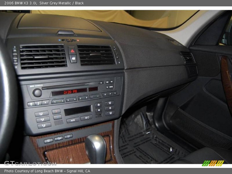 Silver Grey Metallic / Black 2006 BMW X3 3.0i