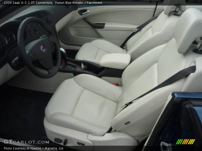 Fusion Blue Metallic / Parchment 2006 Saab 9-3 2.0T Convertible