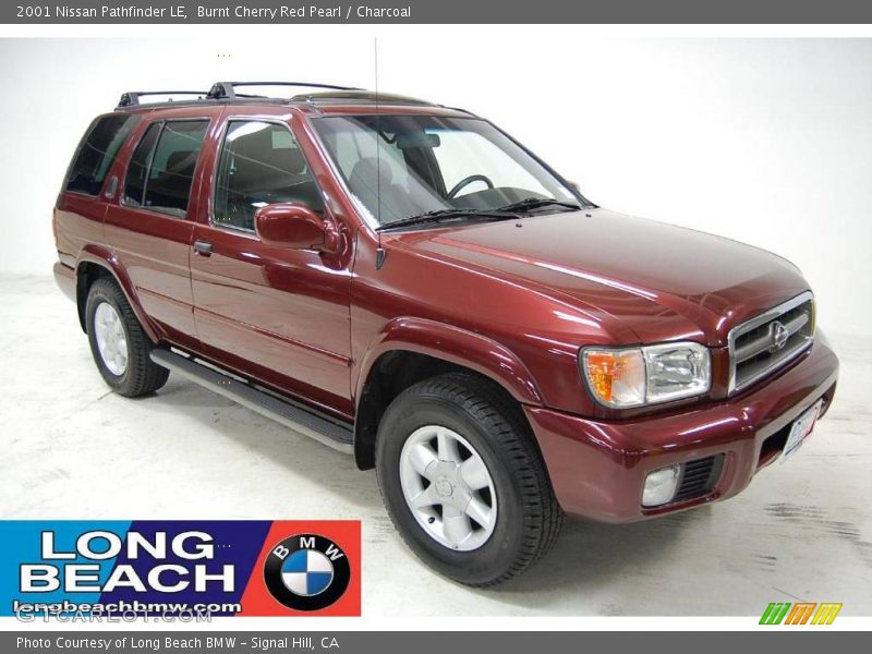 Burnt Cherry Red Pearl / Charcoal 2001 Nissan Pathfinder LE