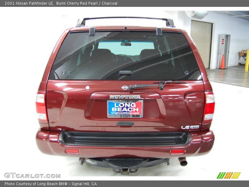 Burnt Cherry Red Pearl / Charcoal 2001 Nissan Pathfinder LE