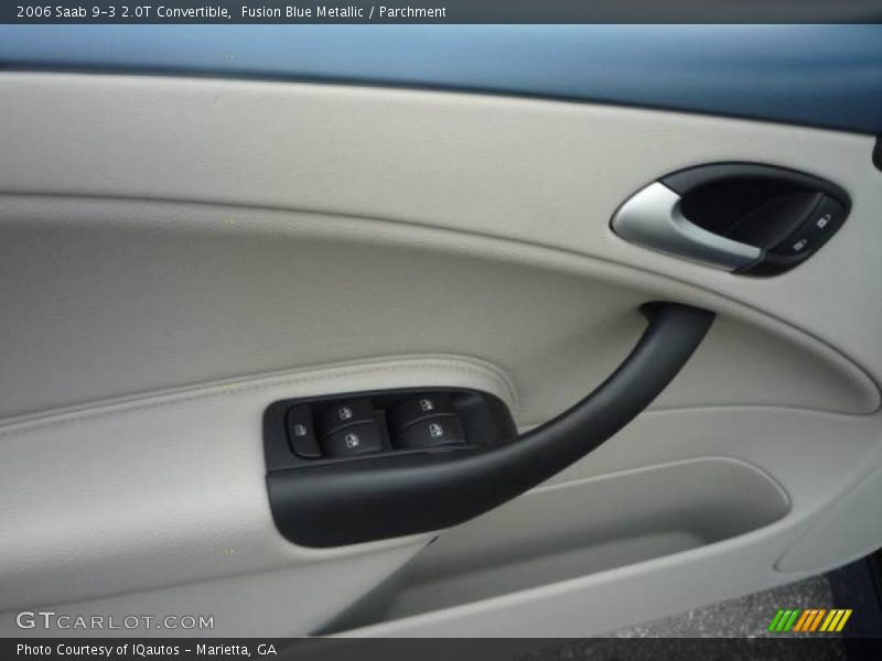 Fusion Blue Metallic / Parchment 2006 Saab 9-3 2.0T Convertible