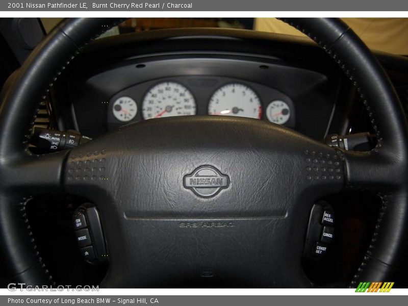 Burnt Cherry Red Pearl / Charcoal 2001 Nissan Pathfinder LE