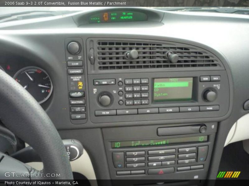 Fusion Blue Metallic / Parchment 2006 Saab 9-3 2.0T Convertible