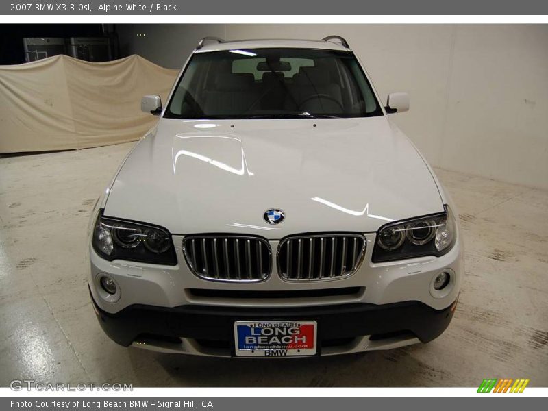 Alpine White / Black 2007 BMW X3 3.0si