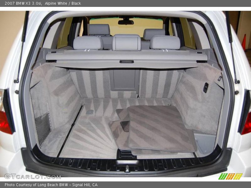 Alpine White / Black 2007 BMW X3 3.0si