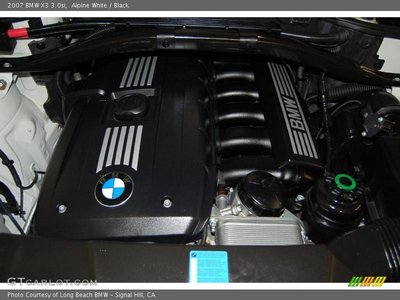 Alpine White / Black 2007 BMW X3 3.0si