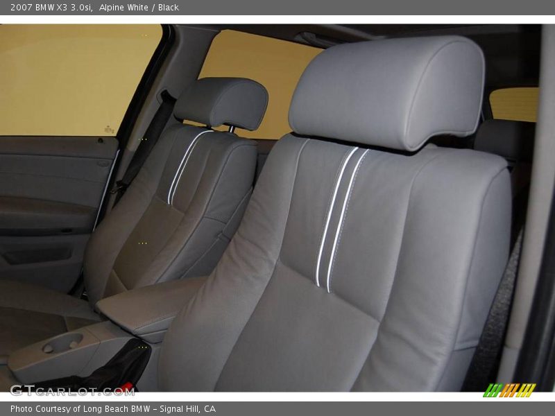 Alpine White / Black 2007 BMW X3 3.0si