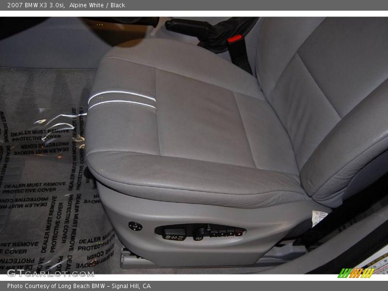 Alpine White / Black 2007 BMW X3 3.0si