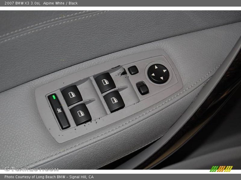 Alpine White / Black 2007 BMW X3 3.0si