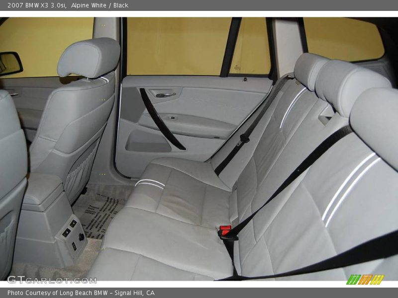 Alpine White / Black 2007 BMW X3 3.0si