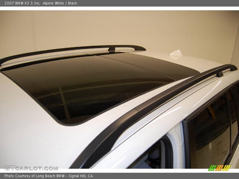 Alpine White / Black 2007 BMW X3 3.0si