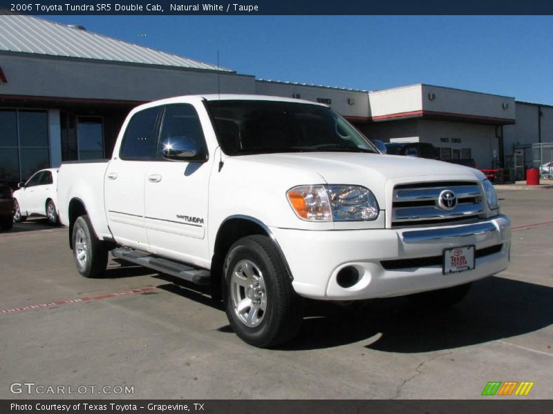 Natural White / Taupe 2006 Toyota Tundra SR5 Double Cab