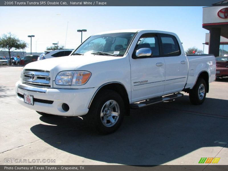 Natural White / Taupe 2006 Toyota Tundra SR5 Double Cab