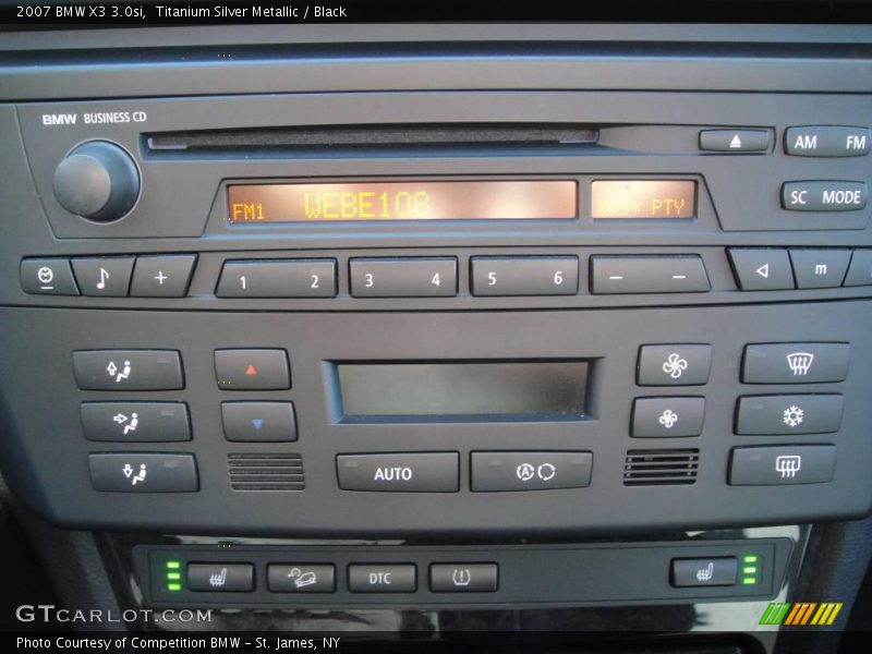 Titanium Silver Metallic / Black 2007 BMW X3 3.0si