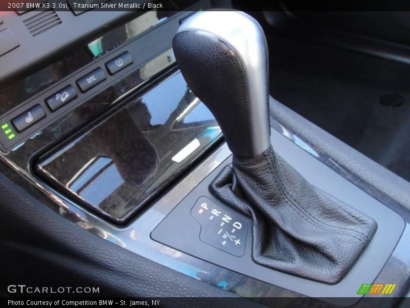 Titanium Silver Metallic / Black 2007 BMW X3 3.0si
