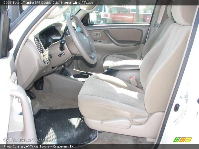 Natural White / Taupe 2006 Toyota Tundra SR5 Double Cab