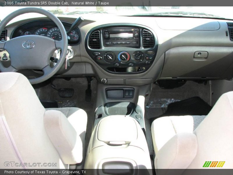 Natural White / Taupe 2006 Toyota Tundra SR5 Double Cab