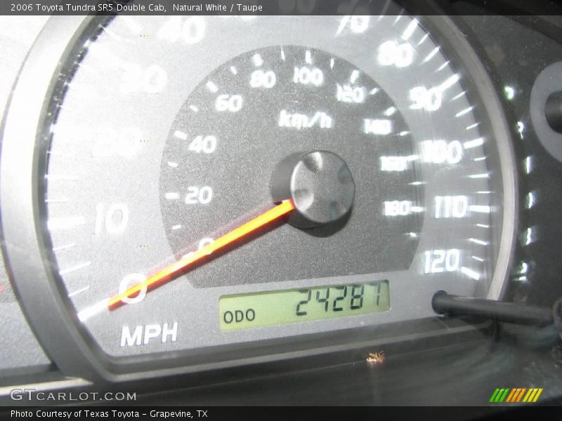 Natural White / Taupe 2006 Toyota Tundra SR5 Double Cab