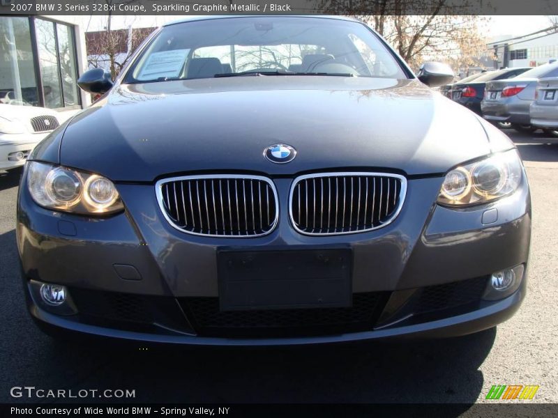 Sparkling Graphite Metallic / Black 2007 BMW 3 Series 328xi Coupe