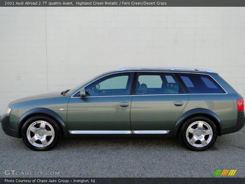 Highland Green Metallic / Fern Green/Desert Grass 2001 Audi Allroad 2.7T quattro Avant