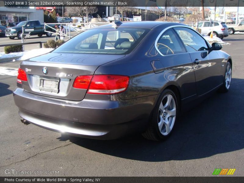 Sparkling Graphite Metallic / Black 2007 BMW 3 Series 328xi Coupe
