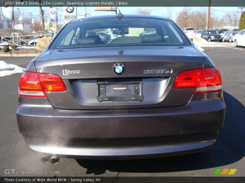 Sparkling Graphite Metallic / Black 2007 BMW 3 Series 328xi Coupe
