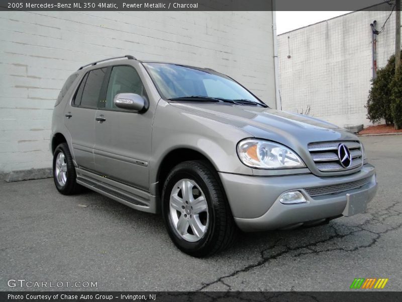 Pewter Metallic / Charcoal 2005 Mercedes-Benz ML 350 4Matic