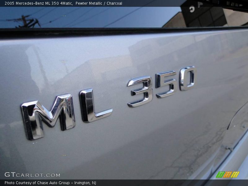 Pewter Metallic / Charcoal 2005 Mercedes-Benz ML 350 4Matic