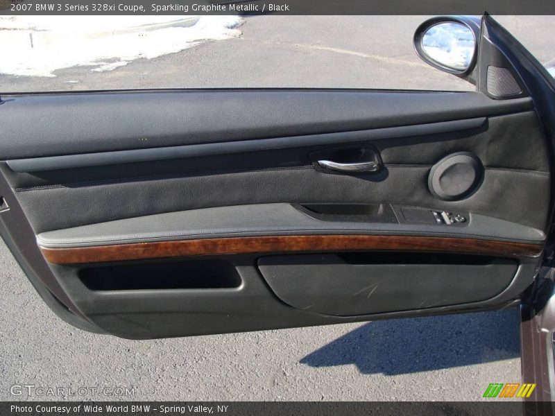 Sparkling Graphite Metallic / Black 2007 BMW 3 Series 328xi Coupe