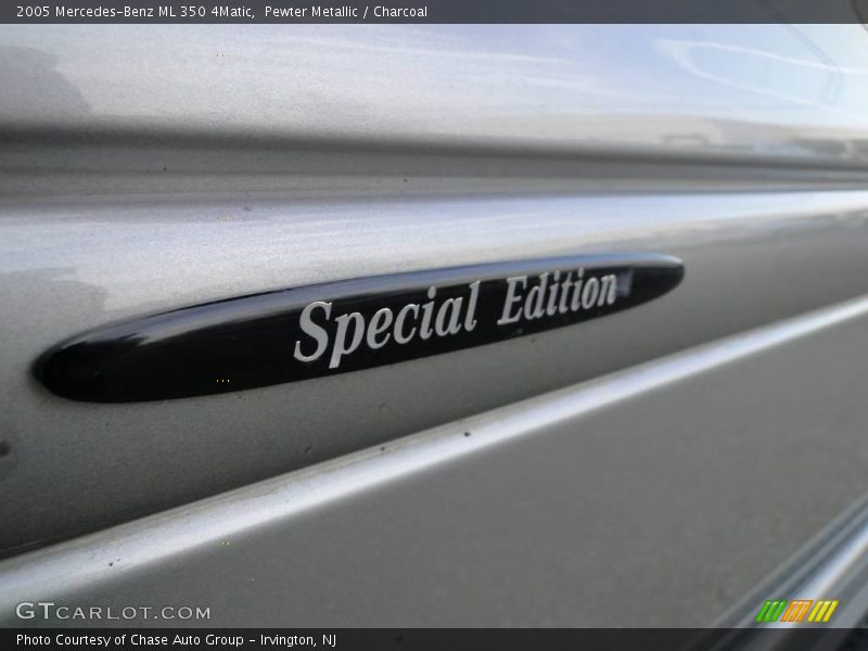 Pewter Metallic / Charcoal 2005 Mercedes-Benz ML 350 4Matic