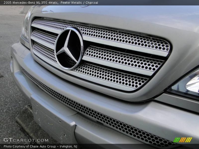 Pewter Metallic / Charcoal 2005 Mercedes-Benz ML 350 4Matic