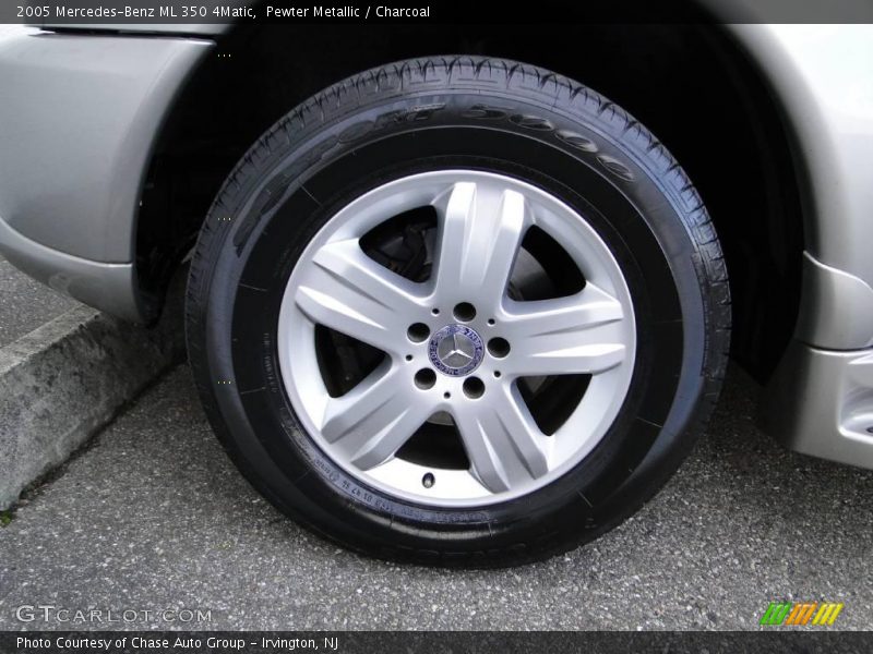 Pewter Metallic / Charcoal 2005 Mercedes-Benz ML 350 4Matic