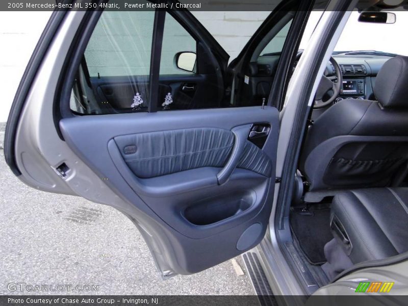Pewter Metallic / Charcoal 2005 Mercedes-Benz ML 350 4Matic