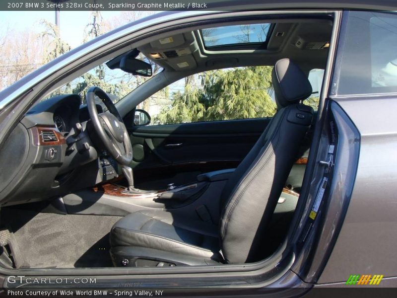 Sparkling Graphite Metallic / Black 2007 BMW 3 Series 328xi Coupe
