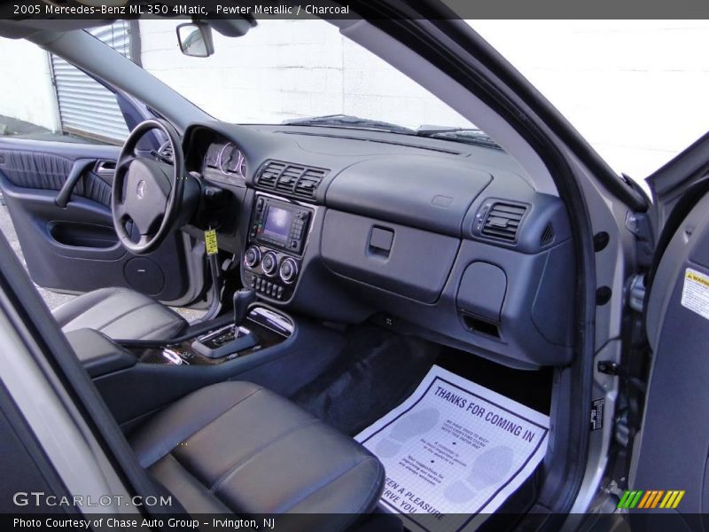 Pewter Metallic / Charcoal 2005 Mercedes-Benz ML 350 4Matic