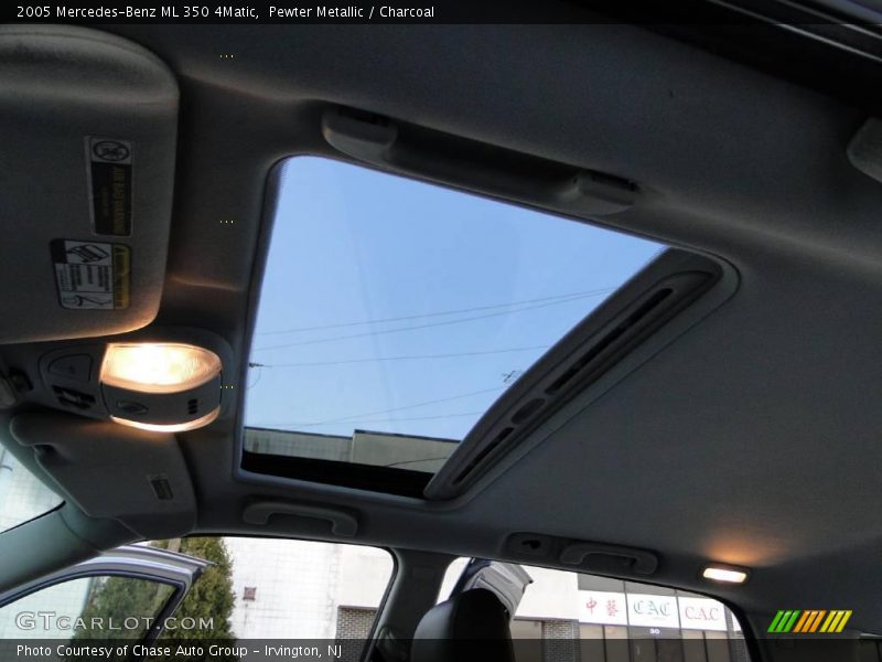 Pewter Metallic / Charcoal 2005 Mercedes-Benz ML 350 4Matic