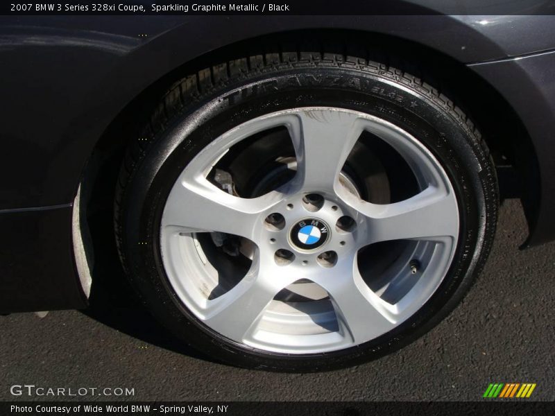 Sparkling Graphite Metallic / Black 2007 BMW 3 Series 328xi Coupe