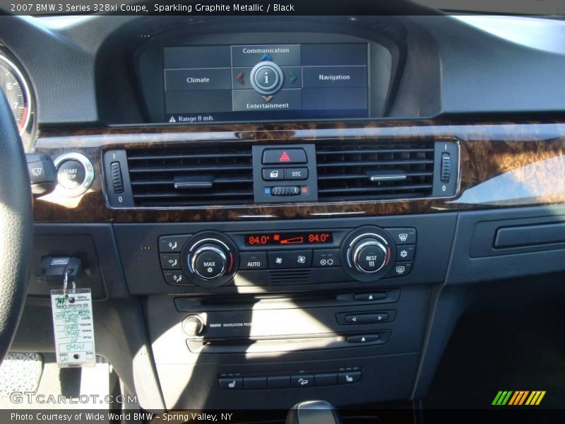 Sparkling Graphite Metallic / Black 2007 BMW 3 Series 328xi Coupe