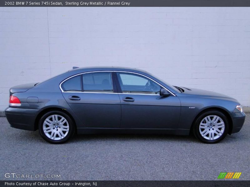 Sterling Grey Metallic / Flannel Grey 2002 BMW 7 Series 745i Sedan