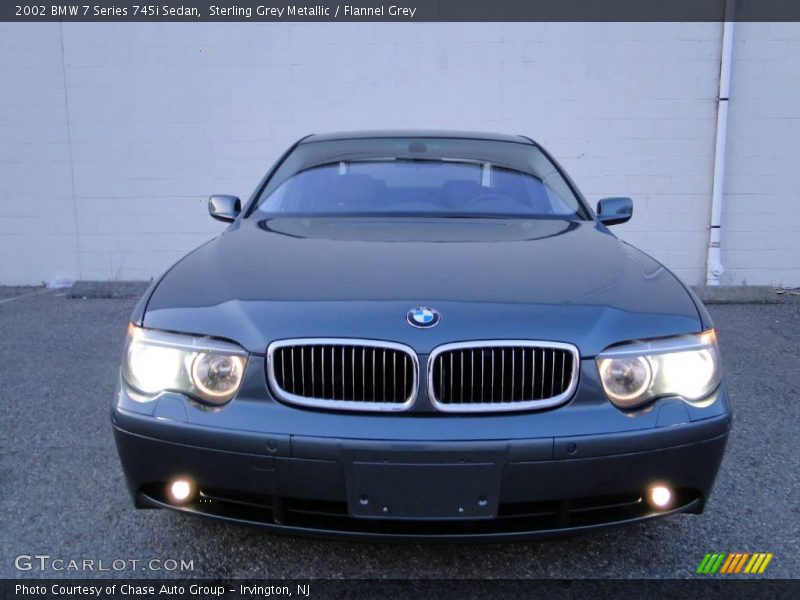 Sterling Grey Metallic / Flannel Grey 2002 BMW 7 Series 745i Sedan