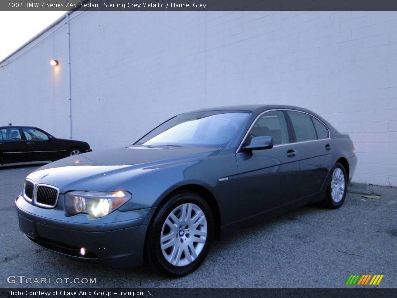Sterling Grey Metallic / Flannel Grey 2002 BMW 7 Series 745i Sedan