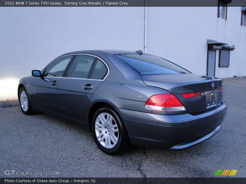 Sterling Grey Metallic / Flannel Grey 2002 BMW 7 Series 745i Sedan