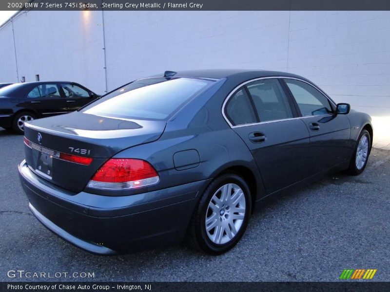 Sterling Grey Metallic / Flannel Grey 2002 BMW 7 Series 745i Sedan