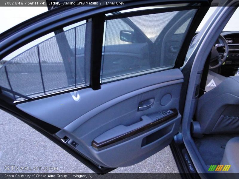 Sterling Grey Metallic / Flannel Grey 2002 BMW 7 Series 745i Sedan