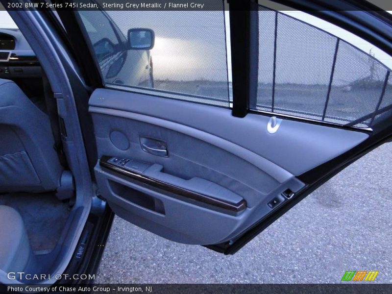 Sterling Grey Metallic / Flannel Grey 2002 BMW 7 Series 745i Sedan