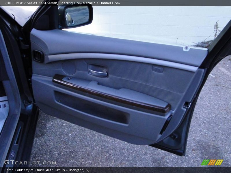 Sterling Grey Metallic / Flannel Grey 2002 BMW 7 Series 745i Sedan