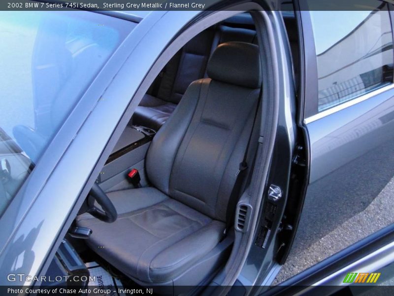 Sterling Grey Metallic / Flannel Grey 2002 BMW 7 Series 745i Sedan