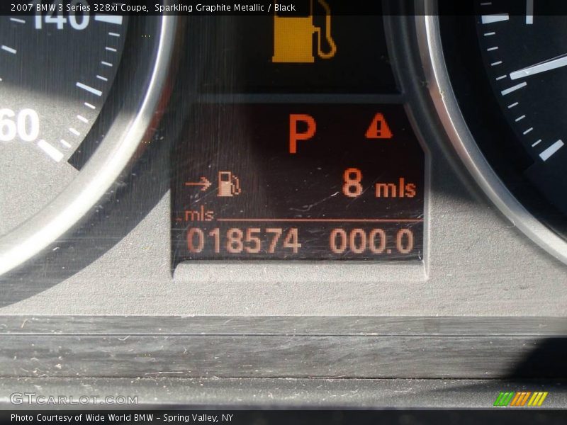 Sparkling Graphite Metallic / Black 2007 BMW 3 Series 328xi Coupe