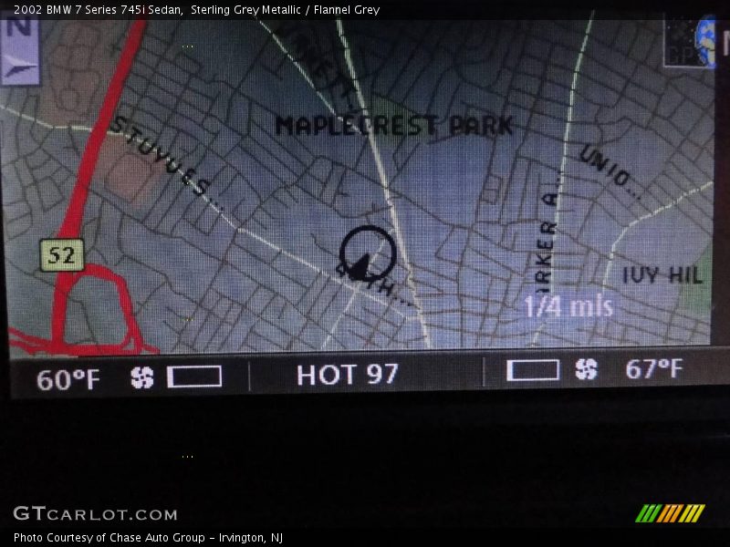 Sterling Grey Metallic / Flannel Grey 2002 BMW 7 Series 745i Sedan