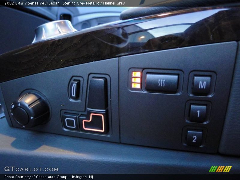 Sterling Grey Metallic / Flannel Grey 2002 BMW 7 Series 745i Sedan